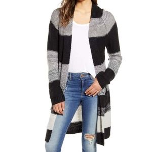 BP Bold Stripe Longline Cardigan- size XS